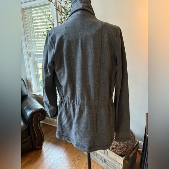 LUCY The Studio Flow wrap drape front jacket M - Picture 4 of 6